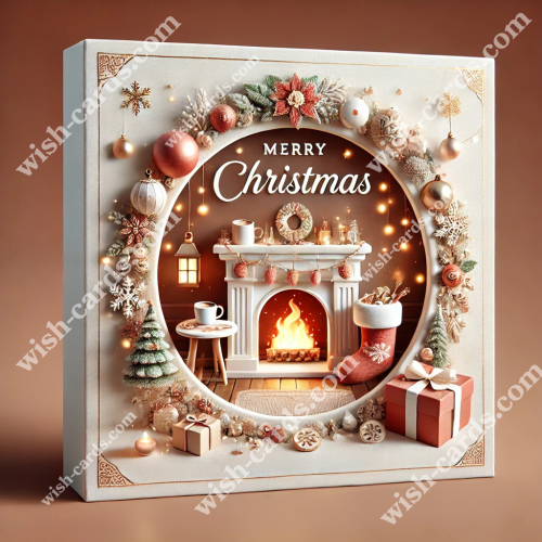 Christmas by the Fireplace