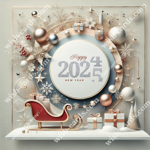 Elegant New Year Card