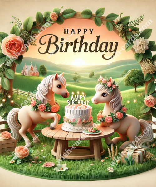 Birthday Horses