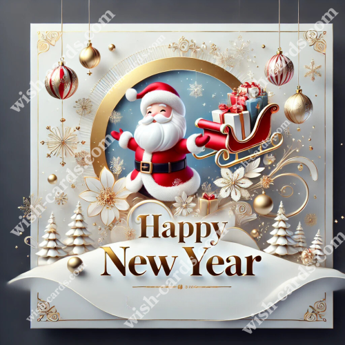 New Year Santa Magic 