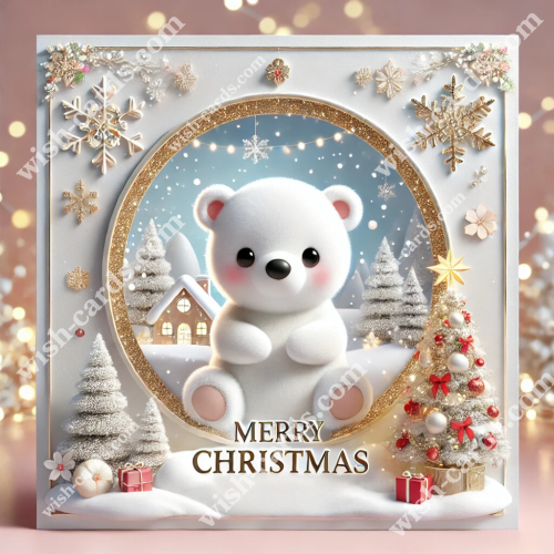 Cute White Bear