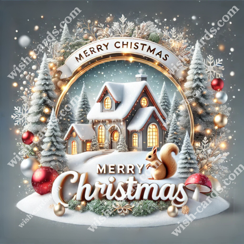 Snowy House & The Squirrel