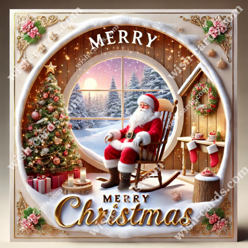 Santa's Cozy Christmas Chair